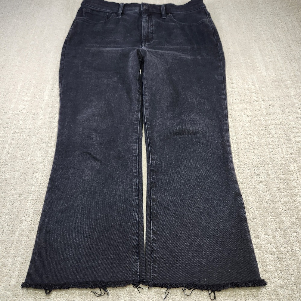Madewell Jeans Women 31 Cali Demi Bootcut Flare Crop Stretch Denim Boho Cowgirl